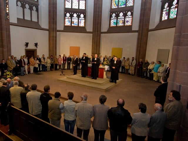Communion service in the Three-kings Church, Frankfurt am Main.