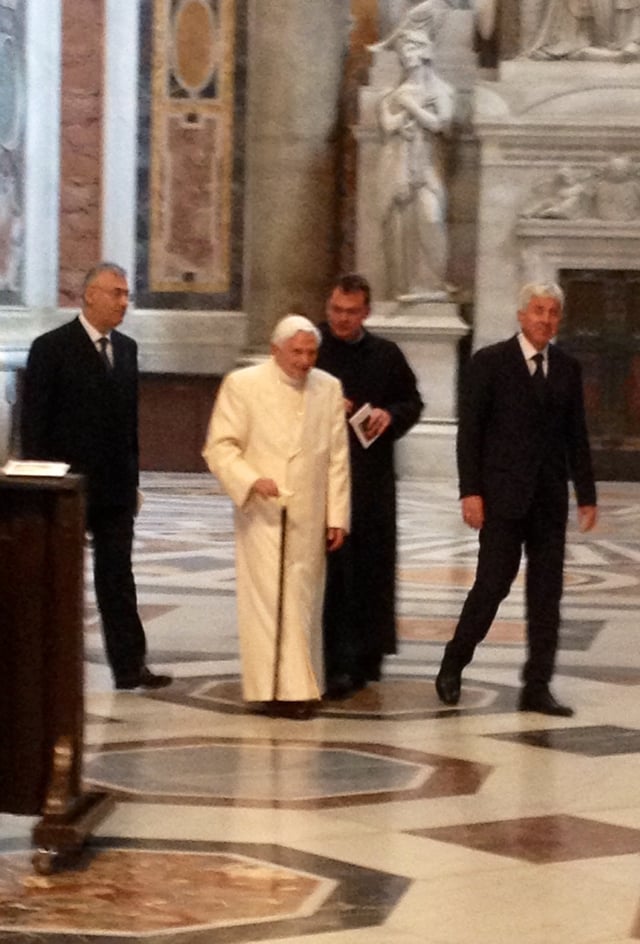 Pope Emeritus Benedict XVI in 2014