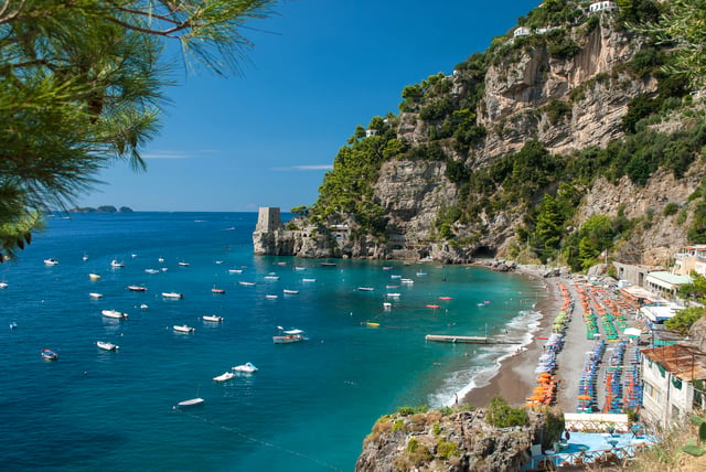 The Amalfi Coast, a UNESCO World Heritage Site, is one of major tourist destinations