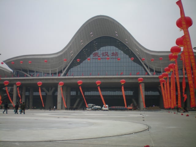 Wuhan Railway Station, completed in 2009
