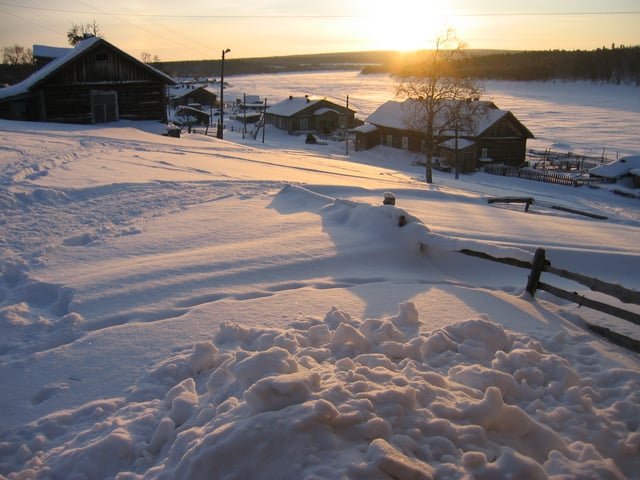 Kanevka, Ponoy River, Russia's Lovozersky District