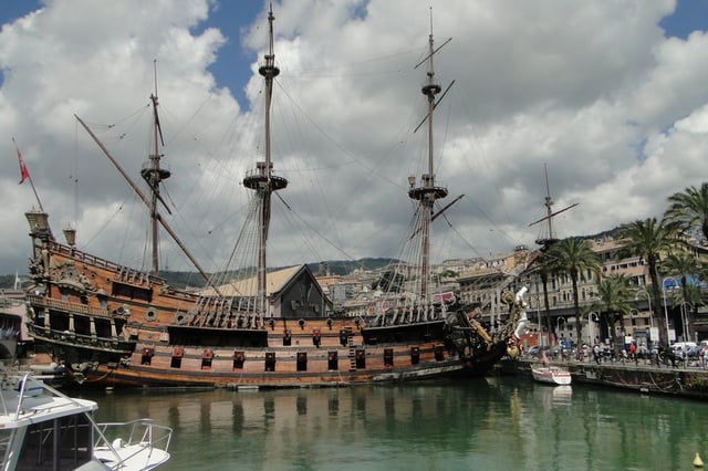 The galleon Neptune in the Old Harbour