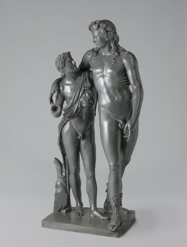 Bacchus and Ampelos by Francesco Righetti (1782)
