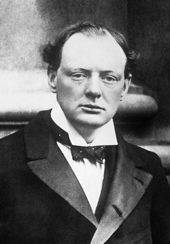 Churchill in 1904