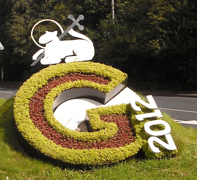 2012 Preston Guild roadside emblem