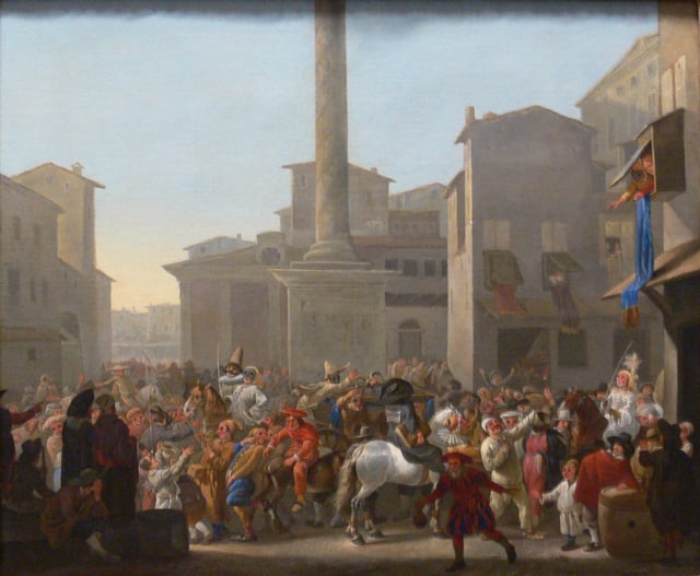 Carnival in Rome circa 1650
