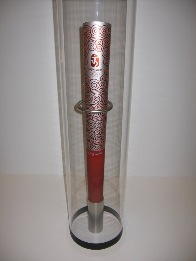 2008 Olympic Torch in Vilnius, Lithuania