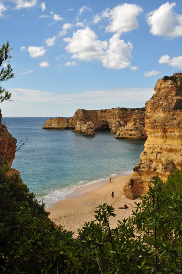 The Marinha Beach in Lagoa, Algarve is considered by the Michelin Guide as one of the 10 most beautiful beaches in Europe and as one of the 100 most beautiful beaches in the world.