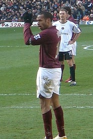 Henry in a Premier League game against Charlton Athletic at Highbury in March 2006