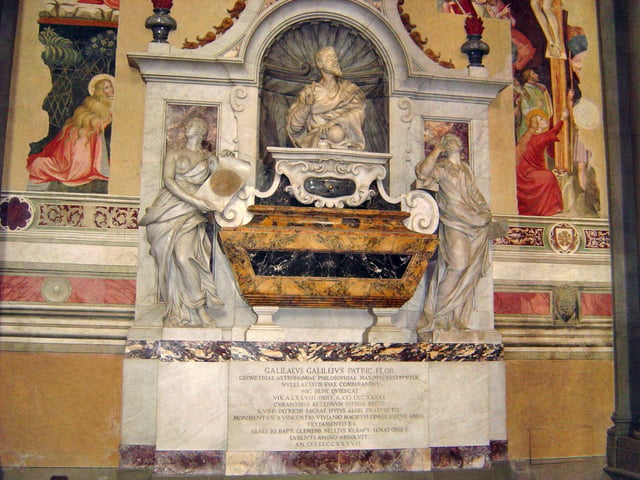 Tomb of Galileo, Santa Croce, Florence
