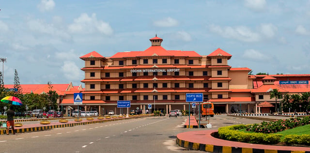 The Cochin International Airport is one of the busiest airports in the country and the first fully solar powered airport in the world