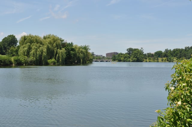Hoyt Lake at Delaware Park