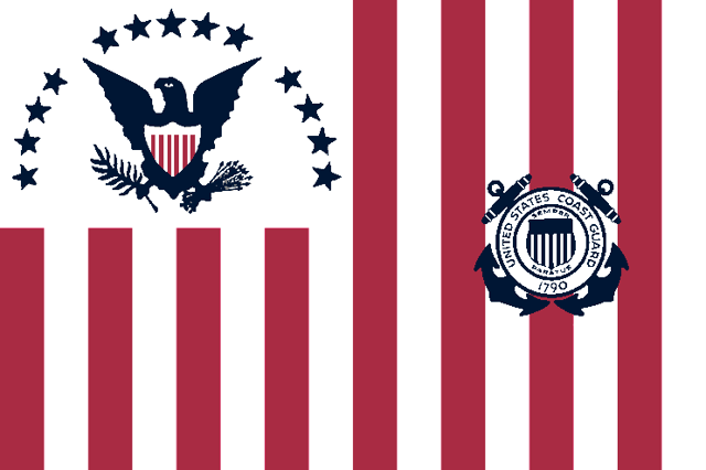 Former Coast Guard Ensign, used from 1915 to 1953.