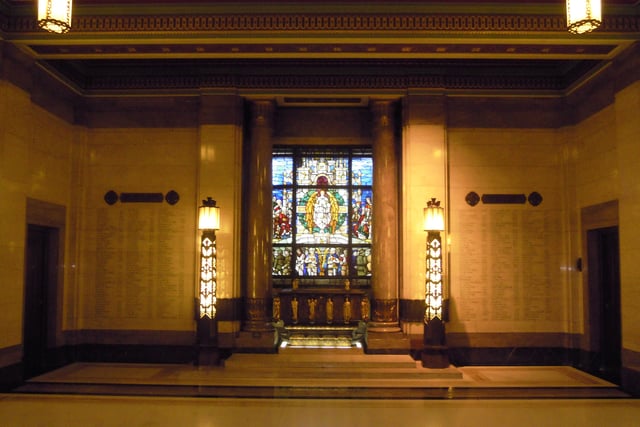 The War Memorial in the Vestibule to the Grand Temple