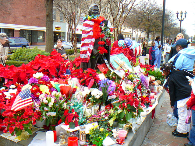James Brown memorial in Augusta, Georgia