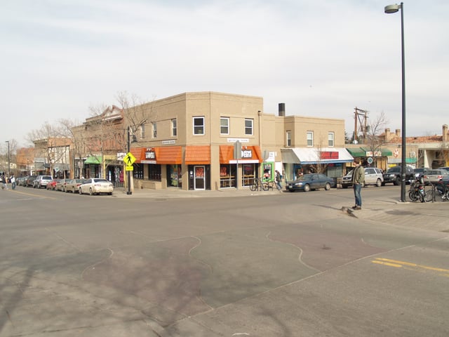"The Hill" is one of the centers of off-campus life for students at the University of Colorado.