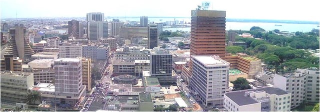Abidjan is Ivory Coast's largest city and its economic capital.