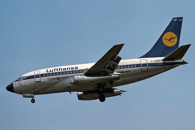 Lufthansa received the first 737-100 on December 28, 1967