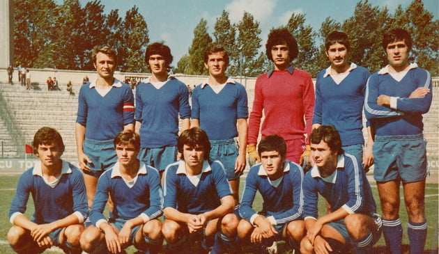 FC Constanța squad in the 1980s.