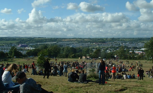 The view from the stone circle on Thursday afternoon, 2004