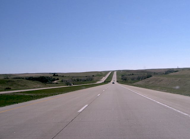 Interstate 94 in North Dakota, near Gladstone