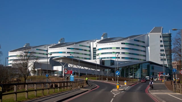 The Queen Elizabeth Hospital in Birmingham has the largest single floor critical care unit in the world.