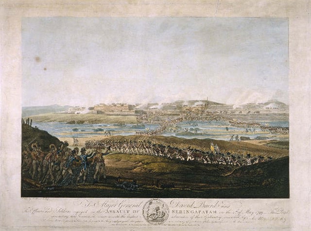 The assault of Seringapatam