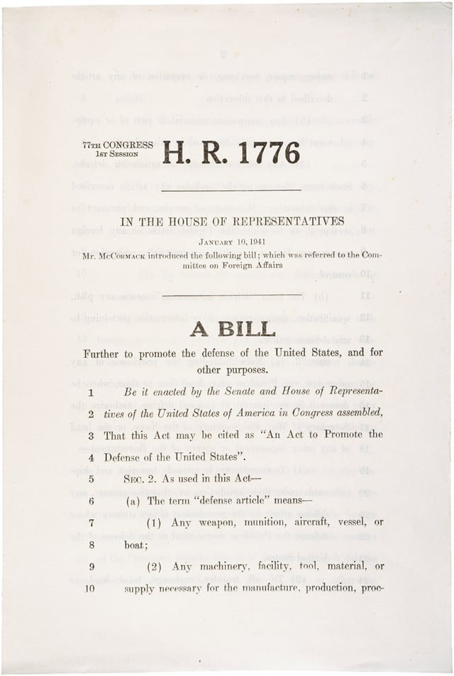 House of Representatives bill # 1776, p.1