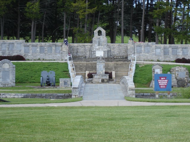 The 28th Division Shrine at the Pennsylvania Military Museum.
