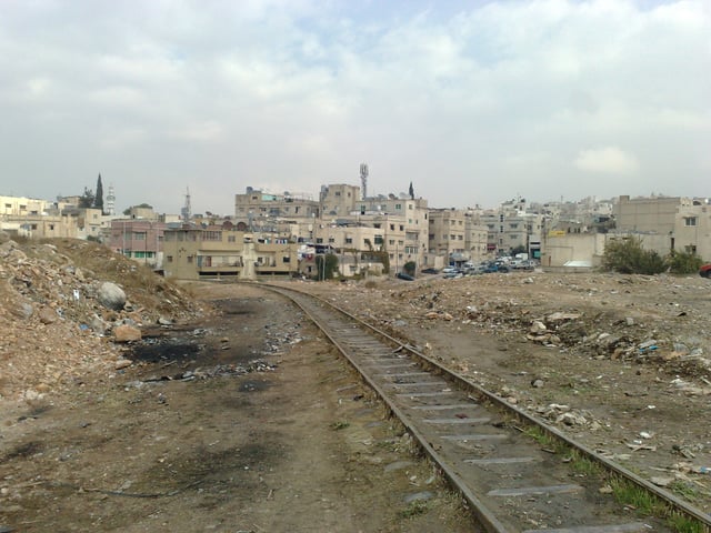 A view of an East Amman slum