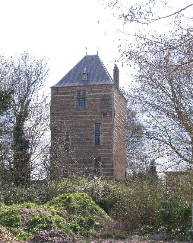The surviving keep of the Van Amstel castle at IJsselstein.