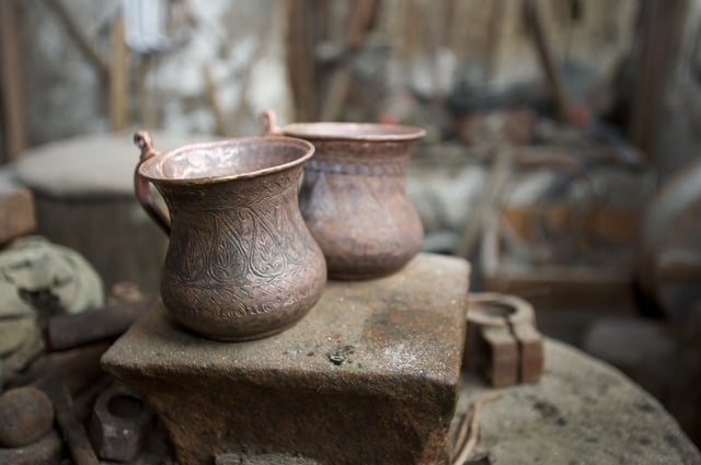 Handwork coppery in Lahic