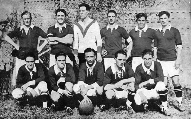 The Lanús team that finished 3rd in the 1927 season