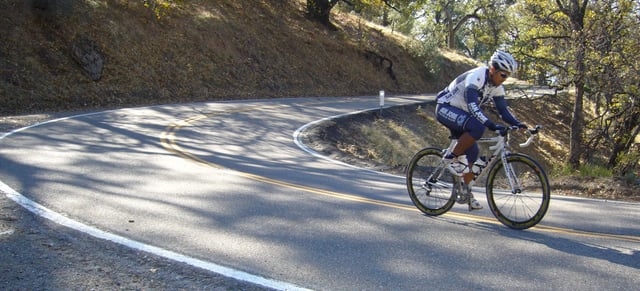 Mt. Hamilton Road is popular with cycling clubs.