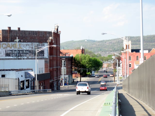 North Side, along Chenango Street