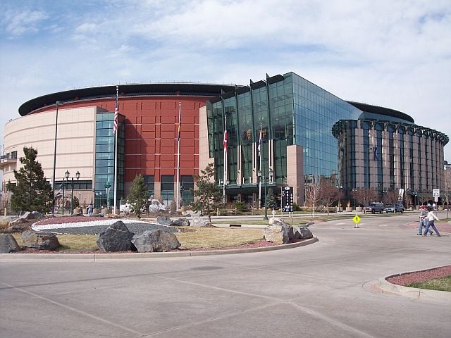 Pepsi Center, home of the Denver Nuggets and the Colorado Avalanche