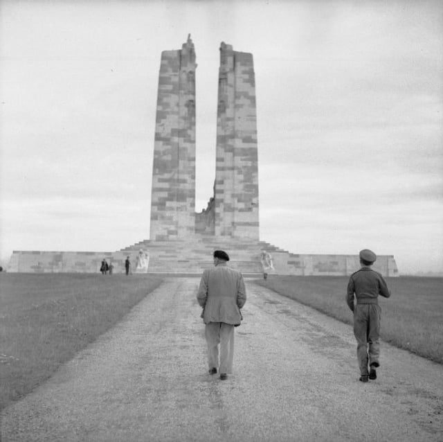 Canadian National Vimy Memorial – Dedicated to those killed, missing, and presumed dead in World War I