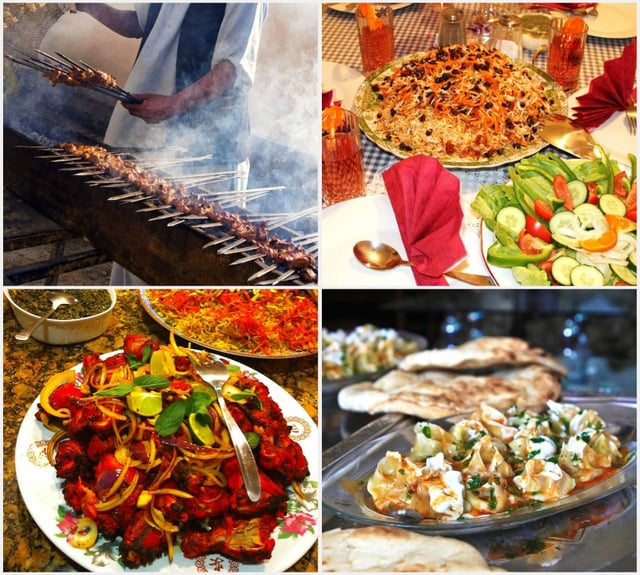 Some of the popular Afghan dishes