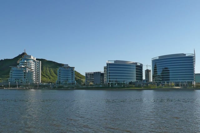 Hayden Ferry Lakeside development on the north end of Downtown Tempe