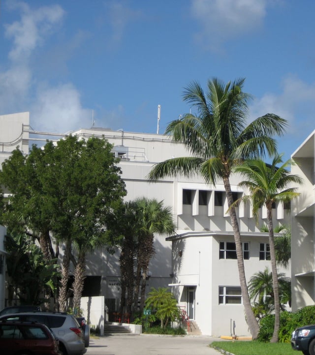 The Applied Marine Physics Building at UM's Rosenstiel School of Marine and Atmospheric Science on Virginia Key
