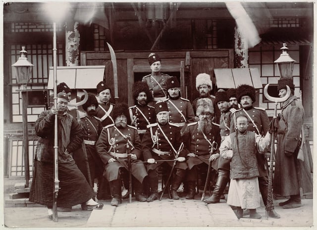 Russian officers in Manchuria during the Boxer Rebellion