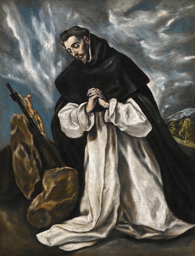 Saint Dominic (1170–1221), portrait by El Greco, about 1600