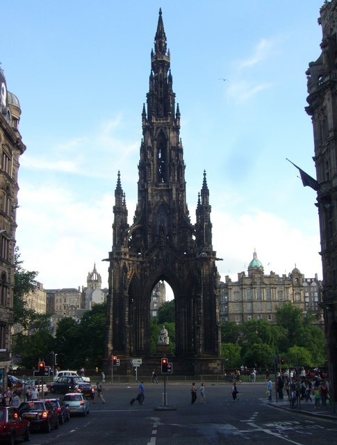 The Scott Monument on Edinburgh's Princes Street.