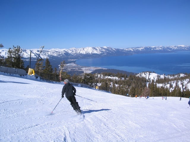Lake Tahoe on the Nevada-California border