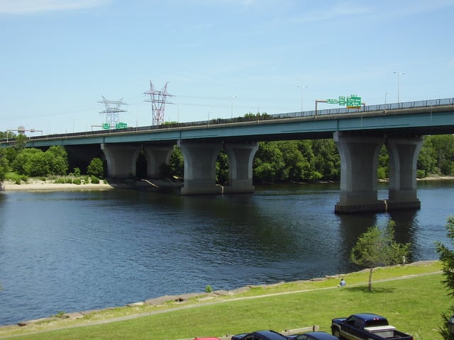 Charter Oak Bridge over the Connecticut River