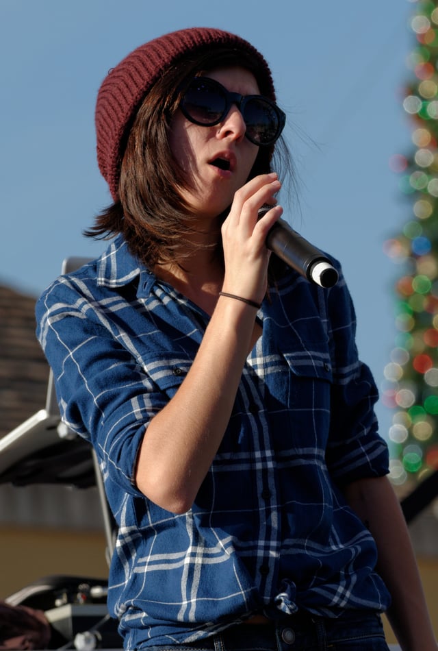 Grimmie performing in Los Angeles in November 2014