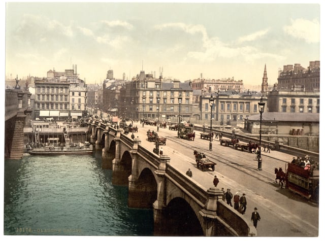 Glasgow Bridge in the 1890s