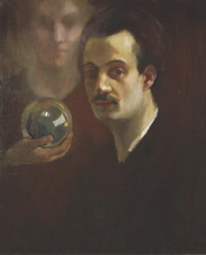 Self portrait of renowned Lebanese poet/writer Khalil Gibran