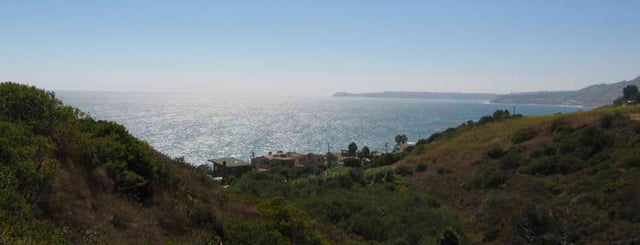 View from Malibu Bluffs Park, facing west toward Point Dume