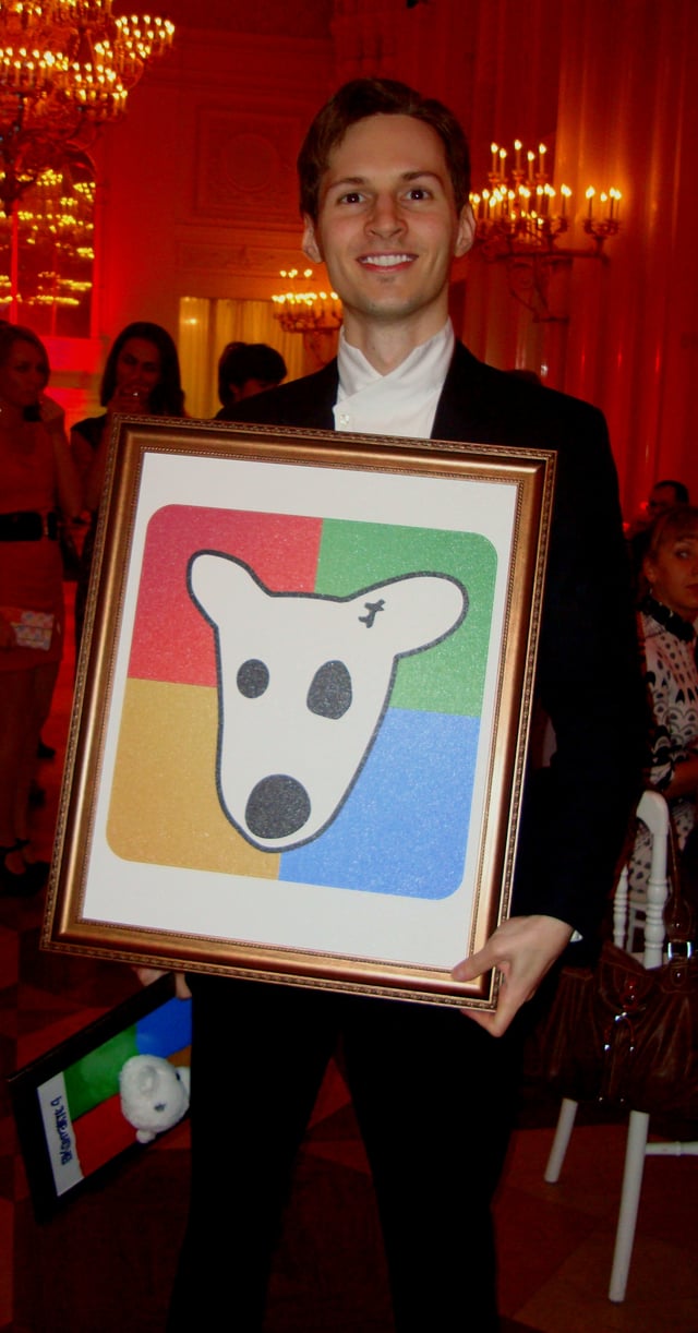 Pavel Durov, the founder of VKontakte, on his 26th birthday, 10 October 2010.